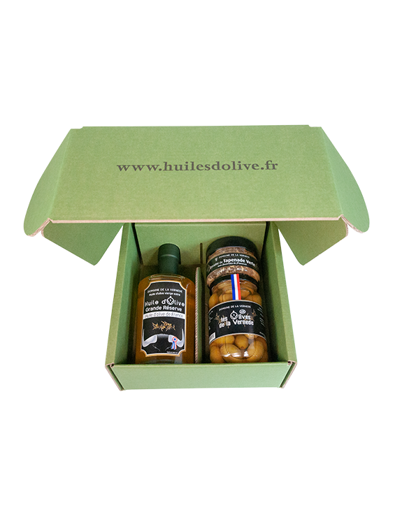 https://www.huilesdolive.fr/491-product_hd/coffret-trio-1-bouteille-d-huile-350ml-1-pot-olives-nature-200gr-1-specialite-de-tapenade-amandes-100gr.jpg